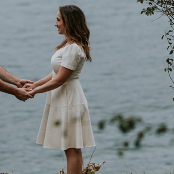 Engagement photos, bridal shower, rehearsal dinner dress! With pockets!! - Picture 2 of 7